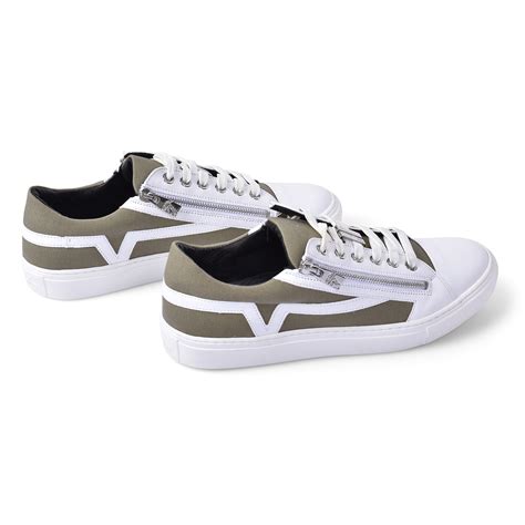 olive green versace sneakers|Men's Olive Sneakers by Versace .